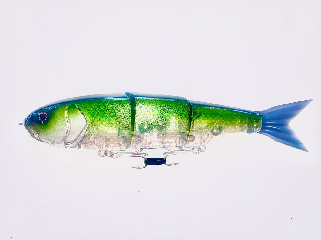 Dream Express Lures Triple Deluxe Swimbaits - Lime Shad